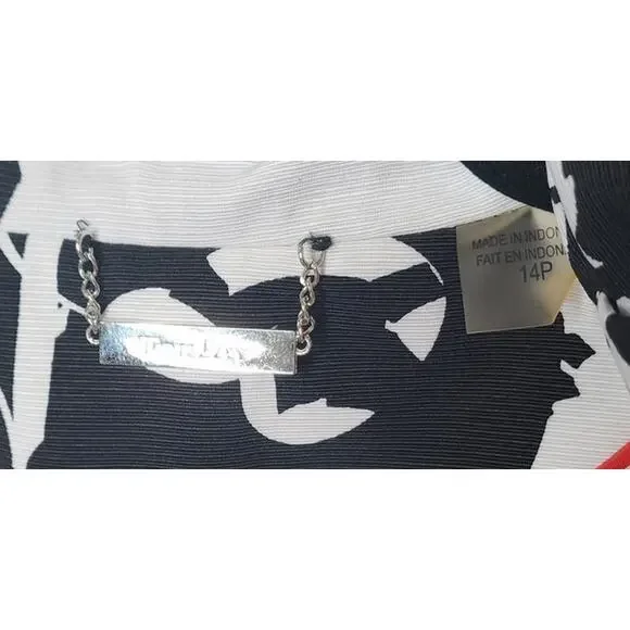 TanJay Black White Blazer, 14P - Picture 3 of 7